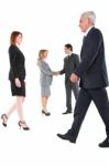 Business People Shaking Hands Stock Photo