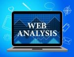 Web Analysis Shows Data Analytics And Analyst Stock Photo