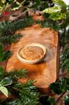 Christmas Tart Stock Photo