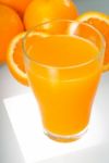 Fresh Orange Juice Stock Photo