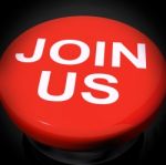 Join Us Switch Shows Joining Membership Register Stock Photo