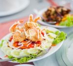 Shrimp Salad Stock Photo