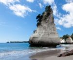 Cathedral Cove Coromandel Peninsula Stock Photo