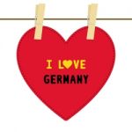 I Love Germany6 Stock Photo