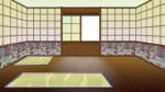 Traditional Japanese Room Interior Stock Photo