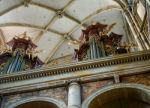 Interior View Of St Vitus Cathedral In Prague Stock Photo