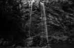 Twin Falls Waterfall Located In Springbrook National Park Stock Photo