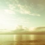 Blurred Seascape Background Stock Photo