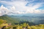 Landscape On Phu Chi Fa Forest Park Stock Photo