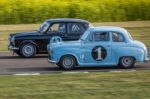 Vintage Racing At Goodwood Stock Photo