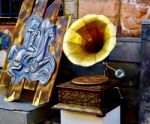 A Gramophone Stock Photo