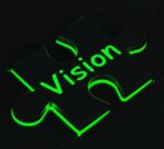 Vision Puzzle Showing Future And Destiny Stock Photo