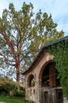 Derelict Building In Parco Di Monza Stock Photo