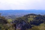 Panoramic View From Castle Stock Photo