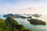 High Angle View Mu Ko Ang Thong Stock Photo