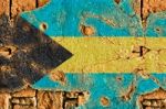 Grunge Flag Of Bahamas Stock Photo