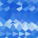 Brandeis Blue Abstract Low Polygon Background Stock Photo