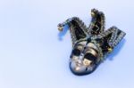 Venice Carnival Mask On White Background Stock Photo