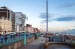 Brighton, East Sussex/uk - January 26 : View Of The Seafront In Stock Photo