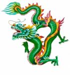 Green Dragon Stock Photo