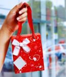 A Gift Wrapped Bag Stock Photo