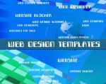 Web Design Templates Representing Internet Network And Designers Stock Photo