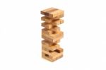 Wooden Brick Block Stock Photo