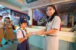 Student 9-10 Years Old, Teacher Award In Scouting, Scout Camp In Bangkok Thailand Stock Photo