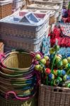 Tunbridge Wells, Kent/uk - June 30 : Goods For Sale In Royal Tun Stock Photo