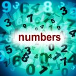 Mathematics Counting Shows One Two Three And Learn Stock Photo