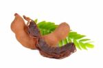 Tamarind Isolated On The White Background Stock Photo