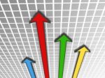 Arrow Graph Stock Photo