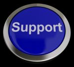 Support Button Stock Photo