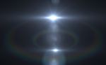 Abstract Digital Lens Flare Light.beautiful Sunlight Effect.natural Lens Flare In Space Stock Photo