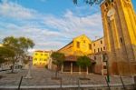 Venice Italy San Nicolo Dei Mendicoli Church Stock Photo