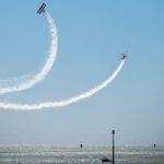 Airbourne Airshow At Eastbourne 2014 Stock Photo