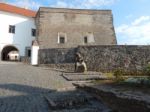 The Eleventh Century Castle On The Volcanic Mountain, Architecture And Elements  Stock Photo