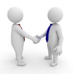 Business People Shaking Hands Stock Photo