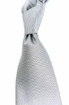 Silver Necktie Stock Photo