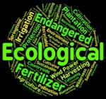 Ecological Word Meaning Earth Day And Ecosystem Stock Photo