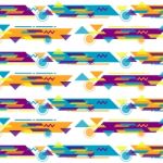 Hipster Geometric Background Stock Photo