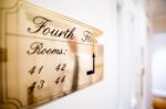 Travel Image Of A Hotel Corridor Stock Photo