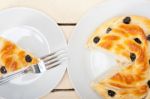 Blueberry Bread Cake Dessert Stock Photo