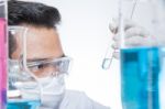 Scientists Are Experimenting Stock Photo