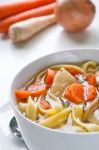 Chicken Soup Stock Photo