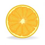 Slice Of Orange Stock Photo