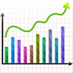 Growing Graph Stock Photo