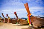 Boats At Phi Phi Stock Photo