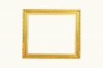 Gold Louise Photo Frame Stock Photo