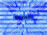 Tourism Word Stock Photo